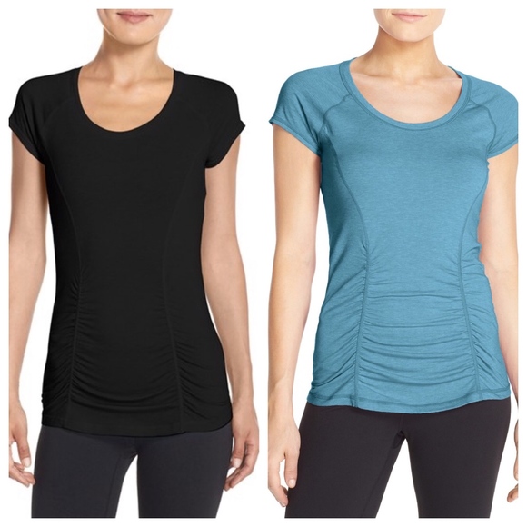zella ruched tee